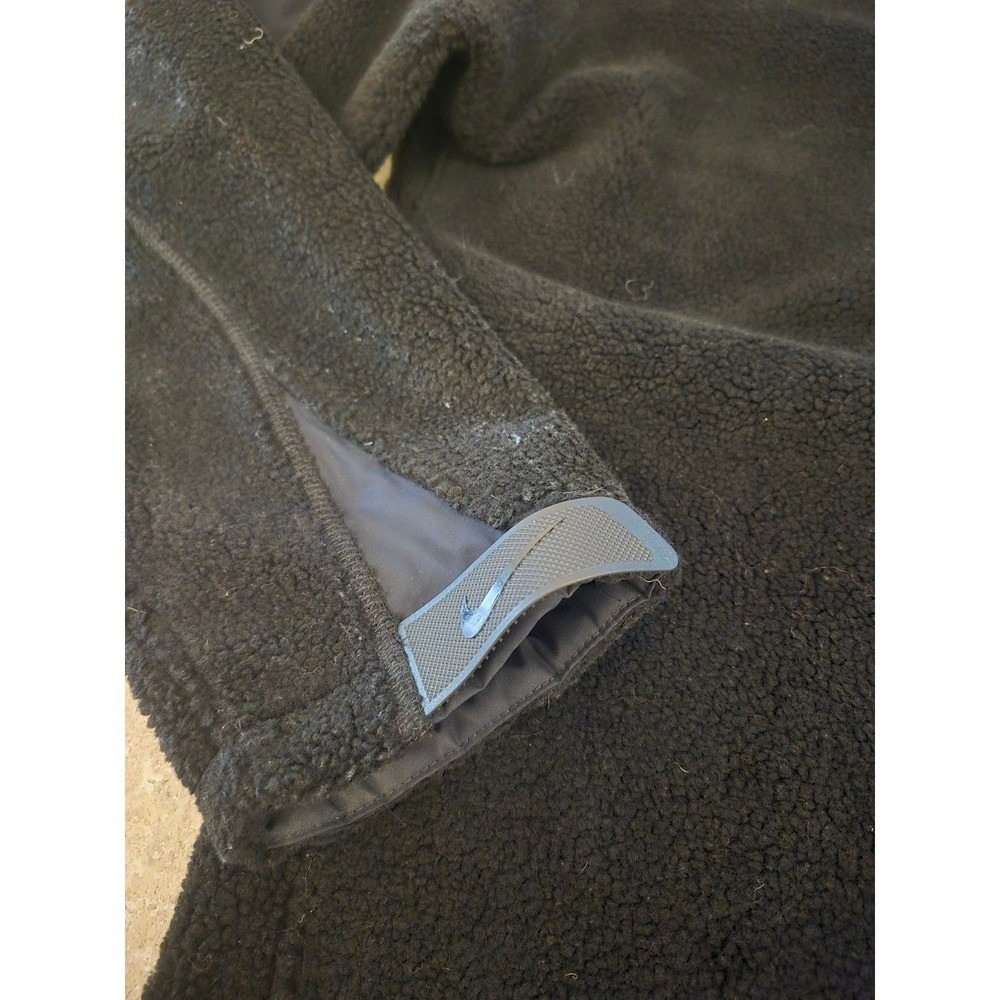 Nike x Matthew M William Black Sherpa Jacket Assymetrical Zip - Medium‎ - Picture 15 of 15